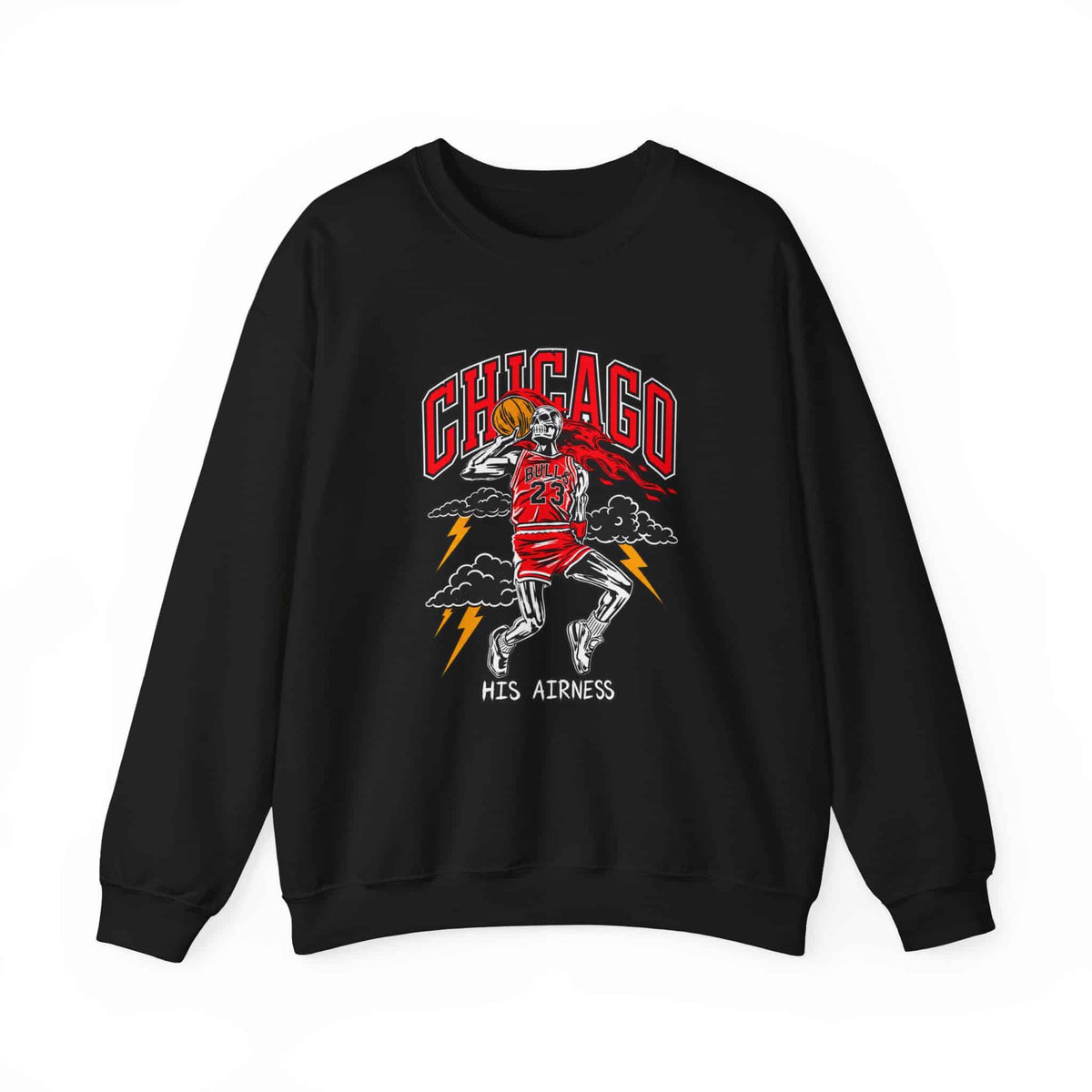 Graphic Print Crewneck Sweatshirt - POD0038 image 0