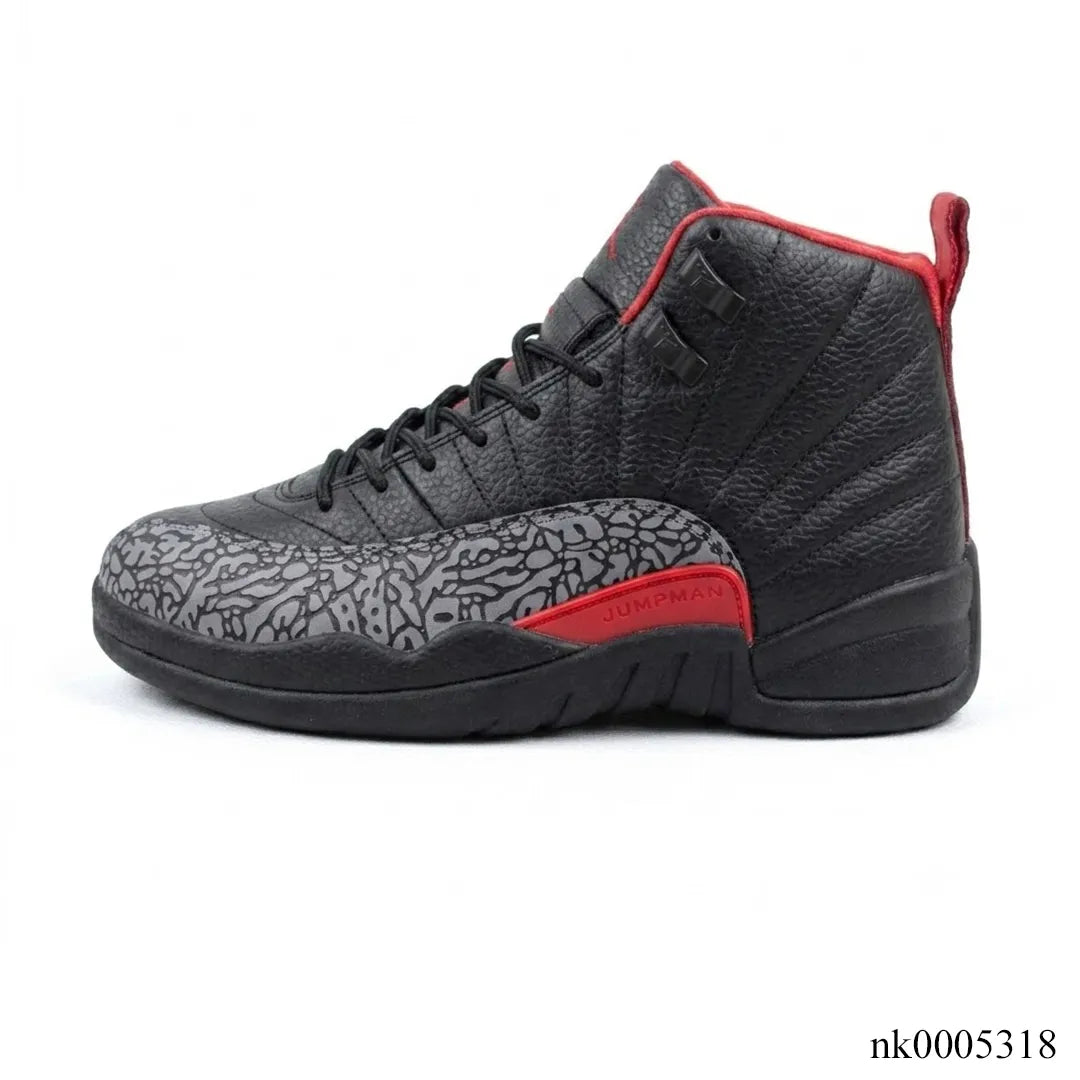 AJ 12 "Elephant Print" Bred Concept Shoes Sneakers - nk0005318 image 1