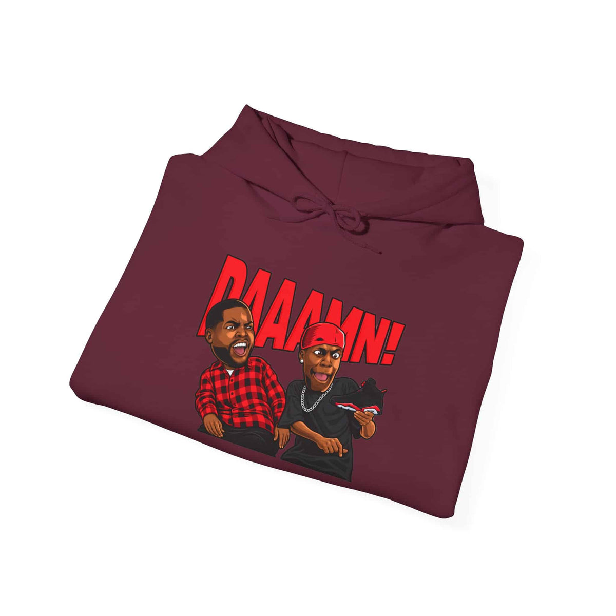 Graphic Print Hooded Sweatshirt - POD0035 image 11
