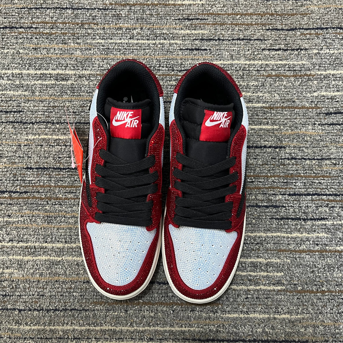 AJ 1 Low Chicago Crystal Shoes Sneakers – nk0004835 image 4