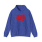Graphic Print Hooded Sweatshirt - POD0040 - L, Heather Sport Royal image