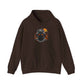 Spooky Streetwear Masked Hooded Sweatshirt - L, Dark Chocolate image