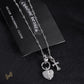 CH Heart And Cross Pendant Necklace - CH0022 image 2