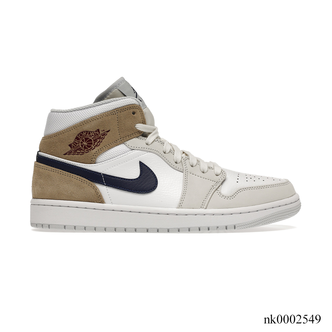 AJ 1 Mid Tan Suede Shoes Sneakers - nk0002549 image