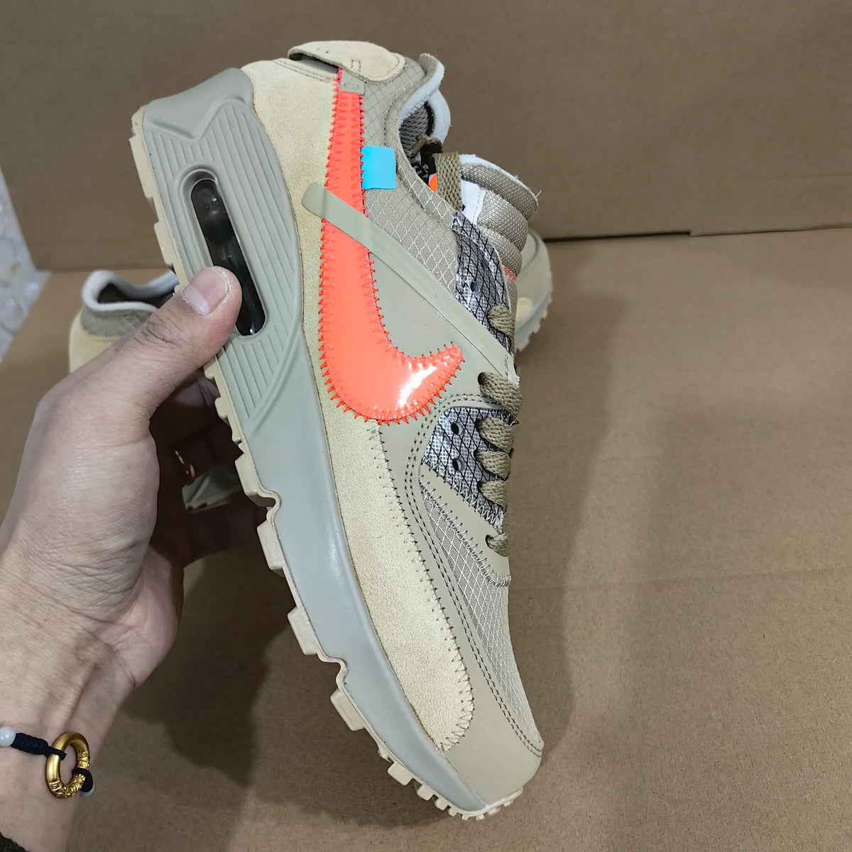 OW x AM 90 'Desert Ore' Shoes Sneakers – nk0004822 image 8