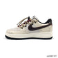AF 1 Cream and Burgundy Shoes Sneakers - nk0005387 image 1