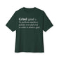Grind Definition Unisex Oversized Boxy Tee - Forest, 3XL image