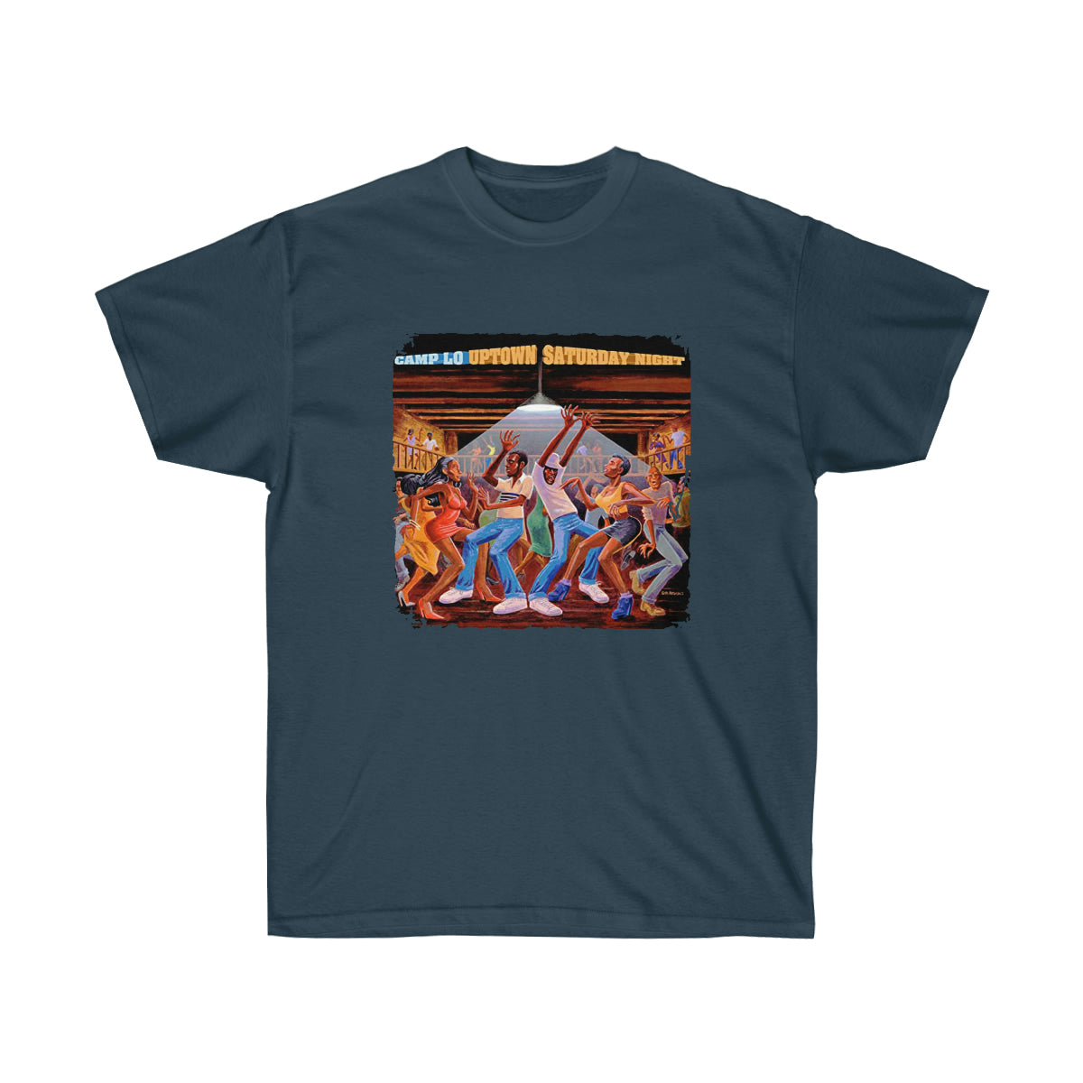 Rap CLO Uptown Saturday Night Men T-Shirt - Blue Dusk, XL image