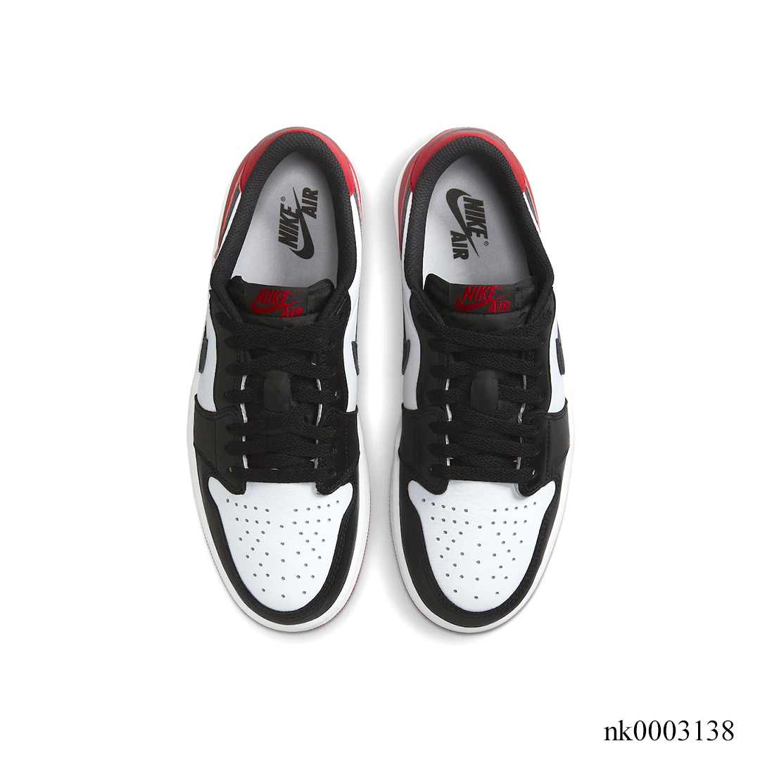 AJ 1 Low OG Black Toe Shoes Sneakers - nk0003138 image 4