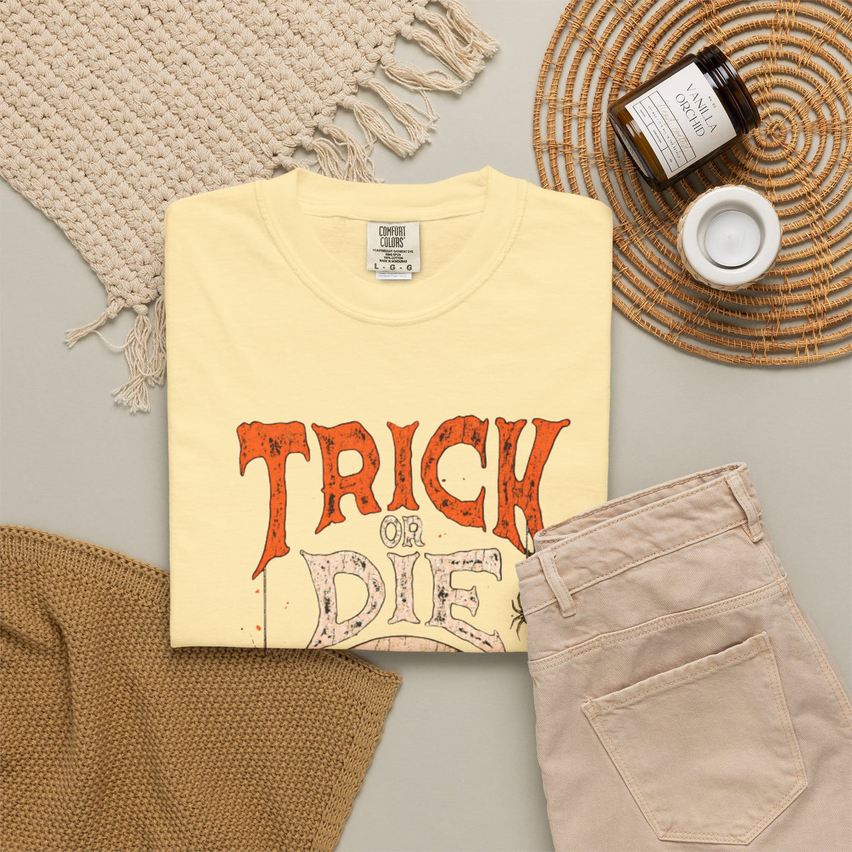 TRICK OR DIE Unisex Garment-Dyed T-shirt image 33
