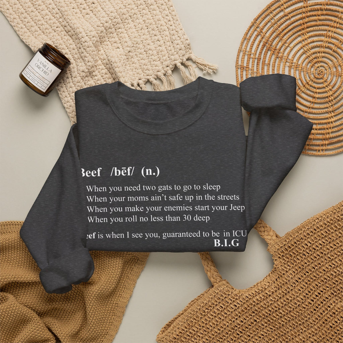 Beef Definition Crewneck Sweatshirt image 23