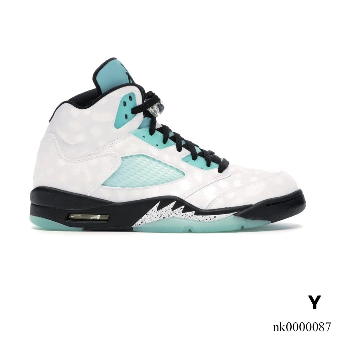 AJ 5 Retro Island Green Shoes Sneakers - nk0000087 image