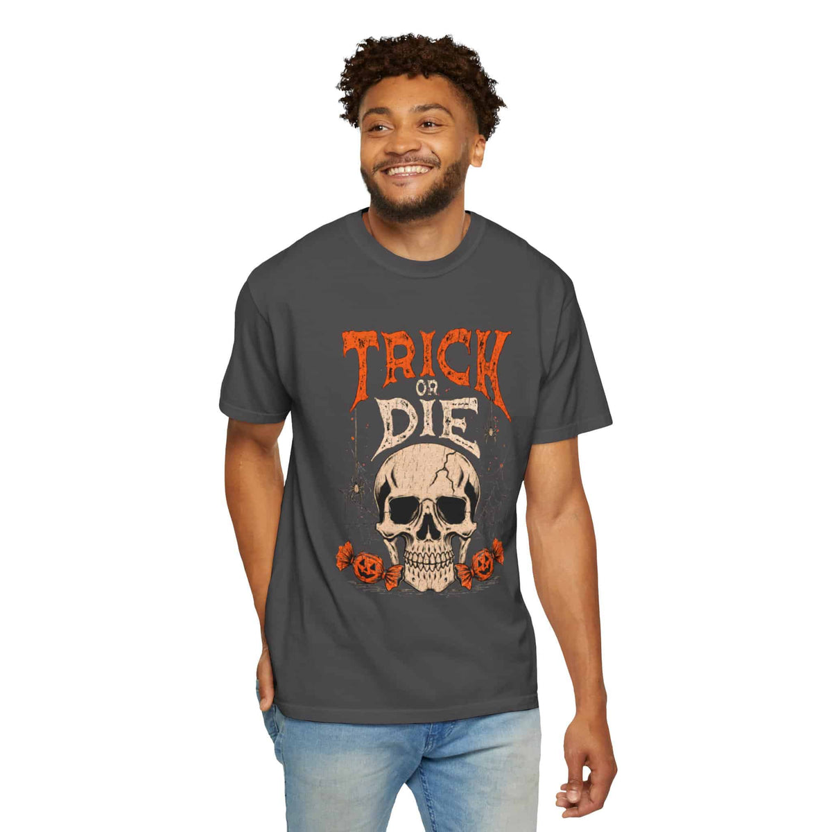 TRICK OR DIE Unisex Garment-Dyed T-shirt image 128