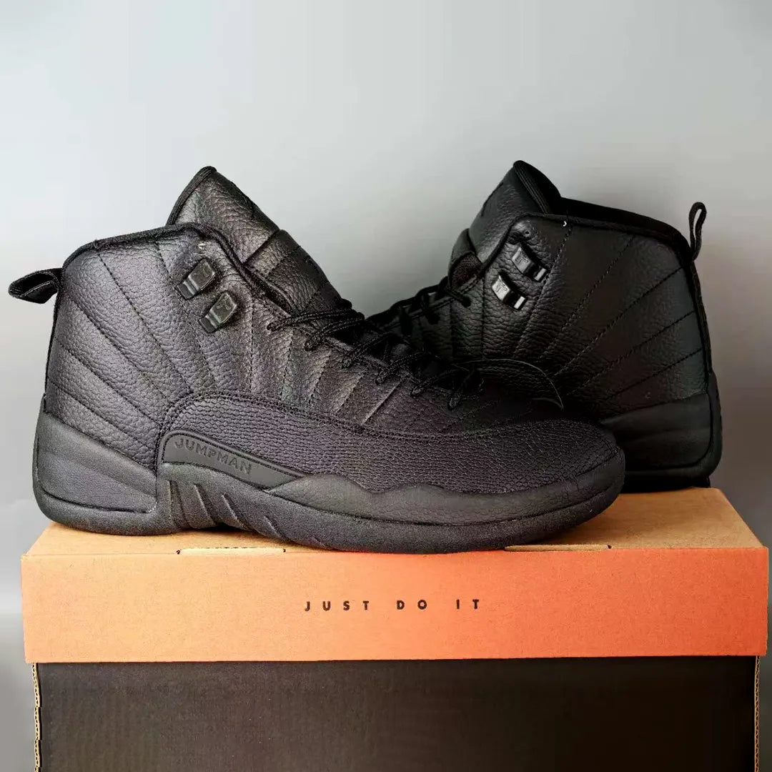 AJ 12 Black Cat Shoes Sneakers - nk0004729 image 5