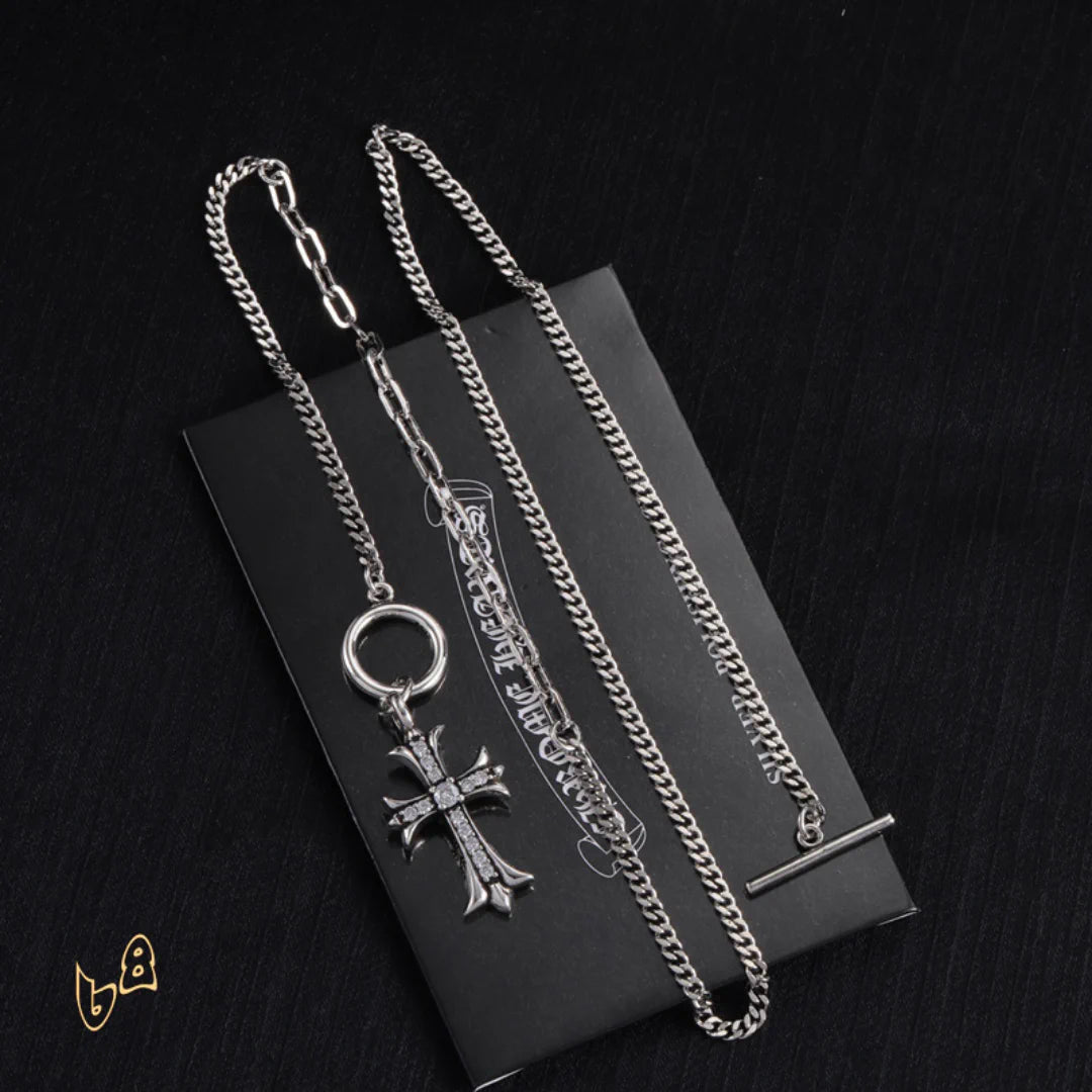 CH Cross Pendant Necklace - CH0040 image 2