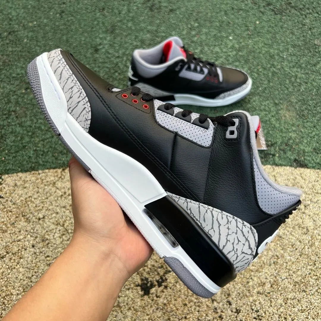 AJ 3 Black Cement 2024 Shoes Sneakers - nk0003883 image 6