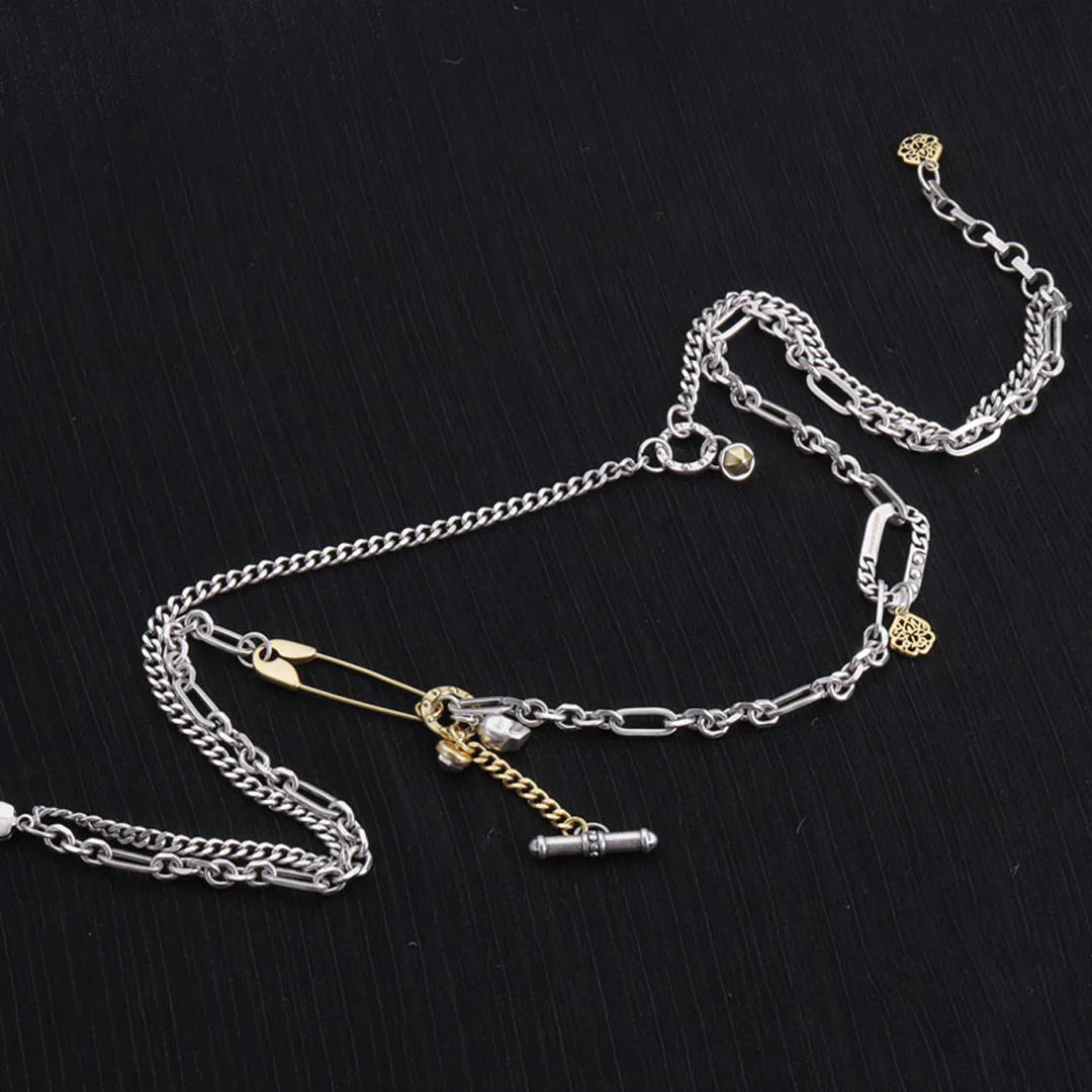 McQueen Safety Pin Necklace - MC0006 image 2
