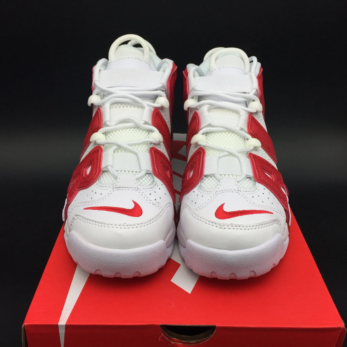 Air More Uptempo Varsity Red Shoes Sneakers - nk0000096 image 7