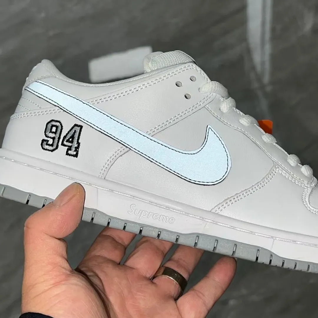 SUP x Dunk Low SB White Shoes Sneakers - nk0004520 image 8