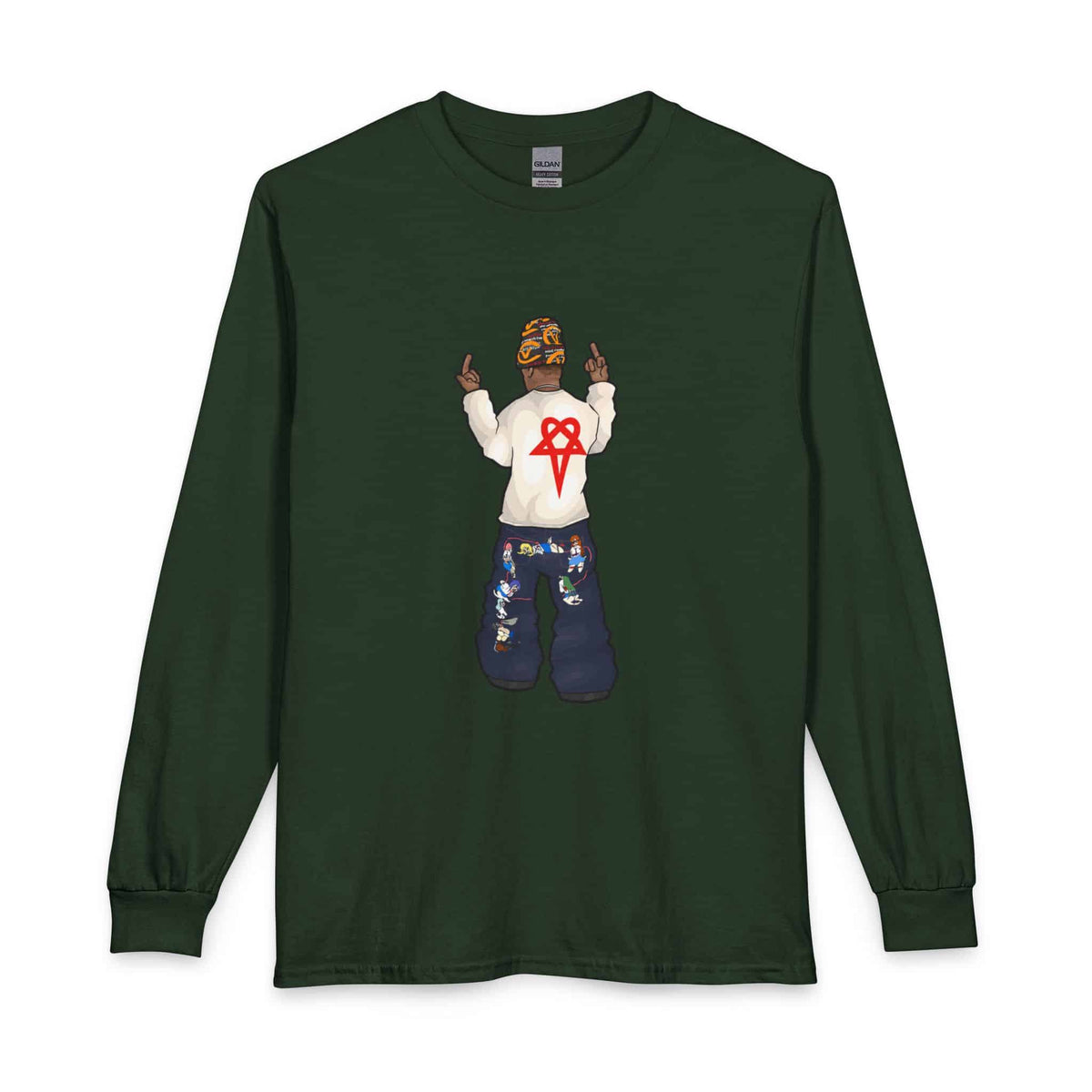Rebel Attitude Long Sleeve T-Shirt image