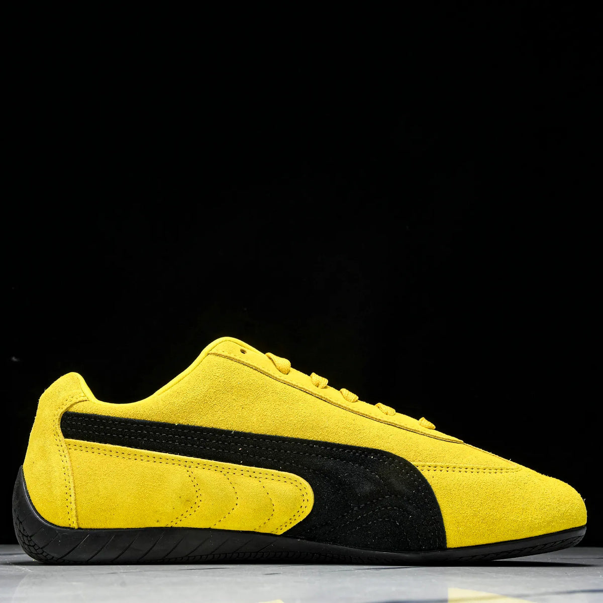 PM Speedcat OG Pelé Yellow Black Shoes Sneakers - pm0000016 image 2