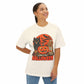 Midnight Cat Unisex Oversized Boxy Tee image 7