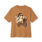 Ghost Rider BMX Unisex Oversized Boxy Tee - Toast, L image
