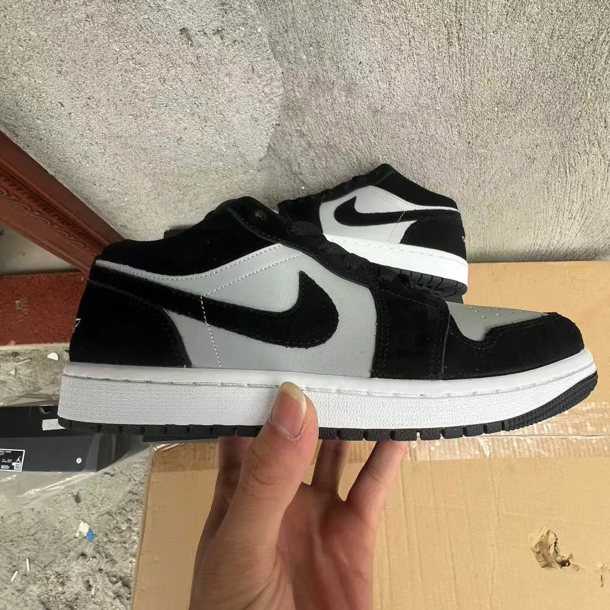 AJ 1 Low Smoke Grey V3 Shoes Sneakers – nk0005311 image 4