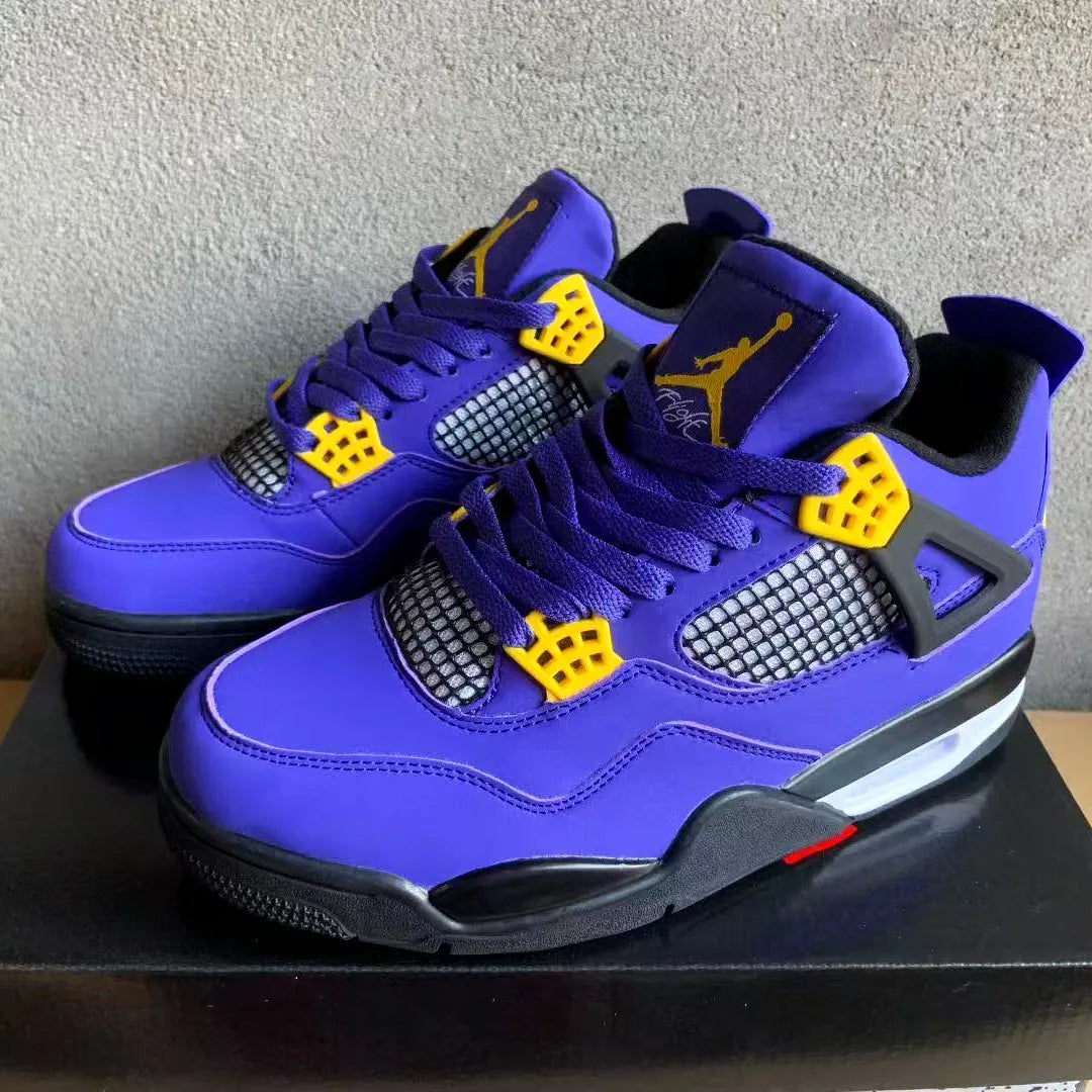 AJ 4 Imperial Purple Shoes Sneakers - nk0004548 image 5