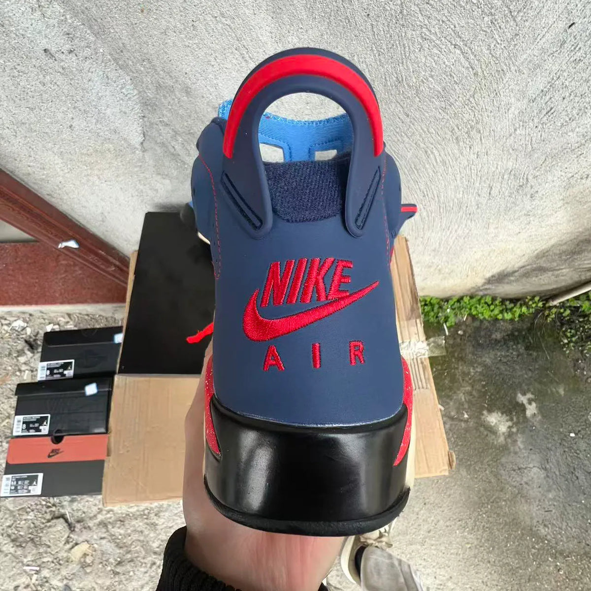 Awake NY x AJ 6 “Midnight Navy”/“Blueberry” Shoes Sneakers - nk0005225 image 9