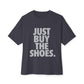 Graphic Print Unisex Oversized Boxy Tee – POD0033 - Dark Grey, M image