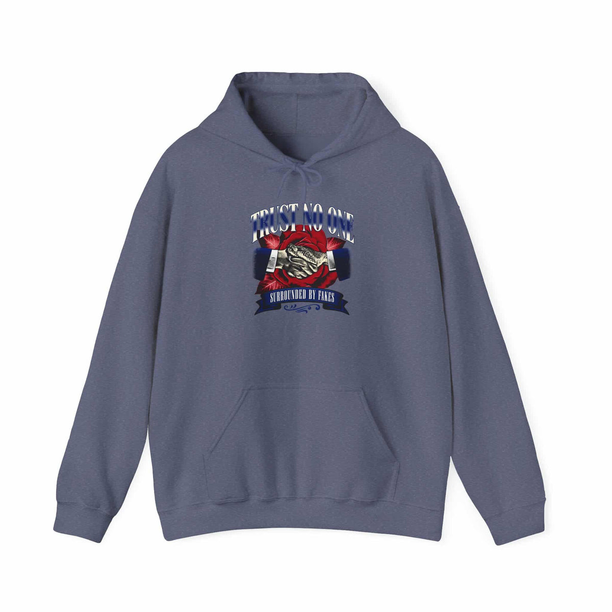 Graphic Print Hooded Sweatshirt - POD0037 image