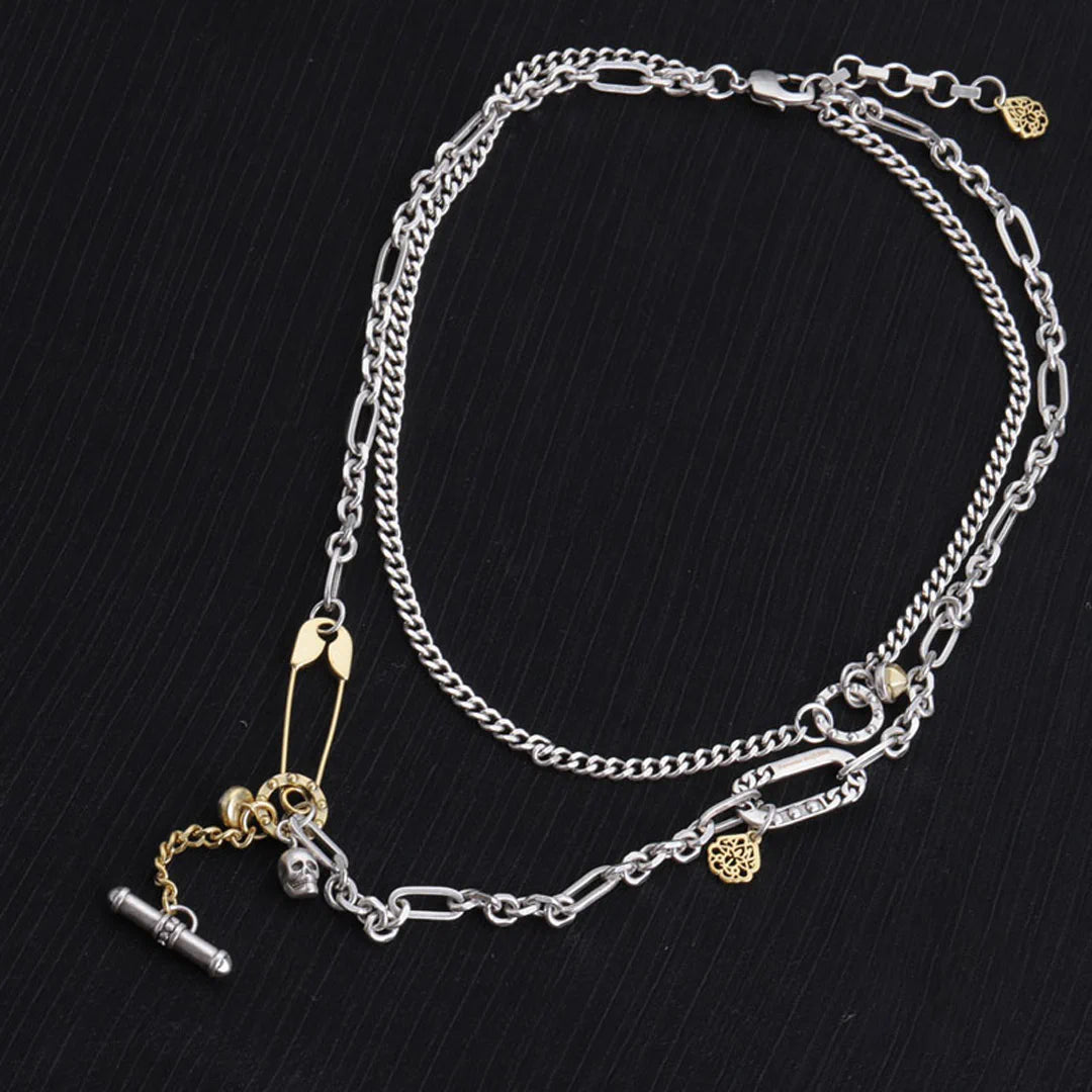 McQueen Safety Pin Necklace - MC0006 image 1