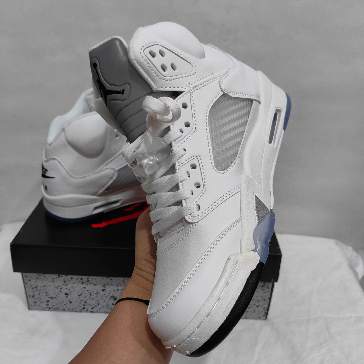 AJ 5 White Metallic (2026) Shoes Sneakers - nk0004576 image 12