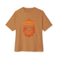 Halloween on Fire Unisex Oversized Boxy Tee - Toast, XS image