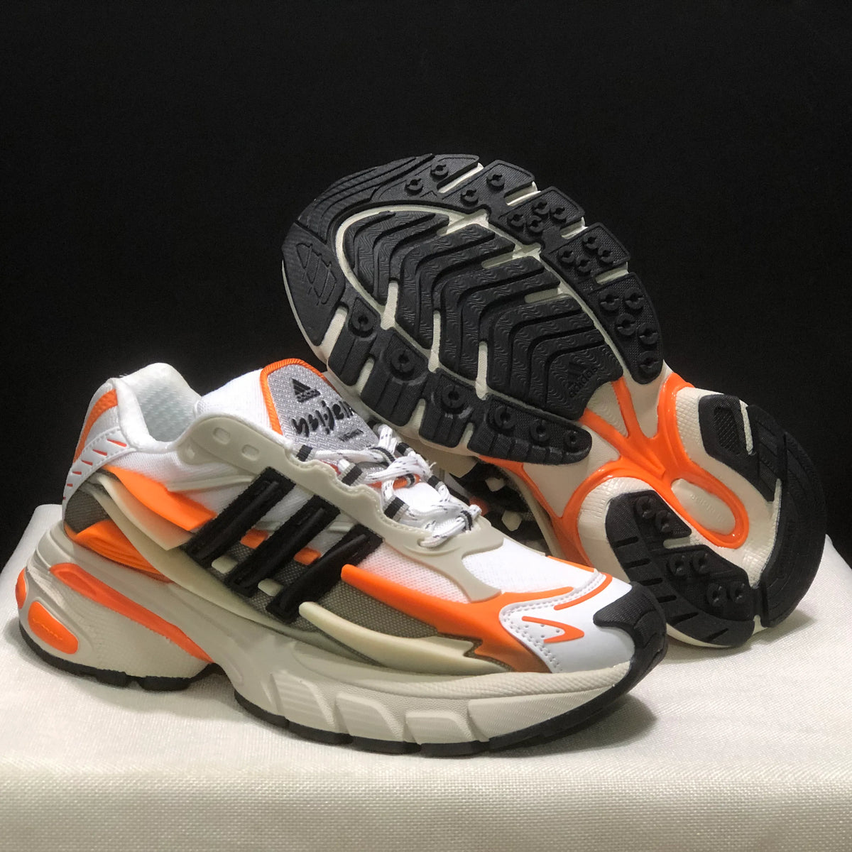 Pharrell x AD Adistar Jellyfish 'Focus Olive Orange' Shoes Sneakers - nk0004965 image 6
