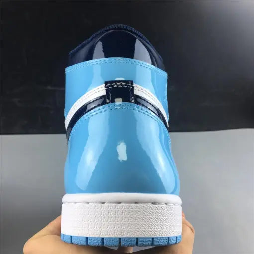 AJ 1 Retro High UNC Patent Shoes Sneakers - nk0000111 image 12