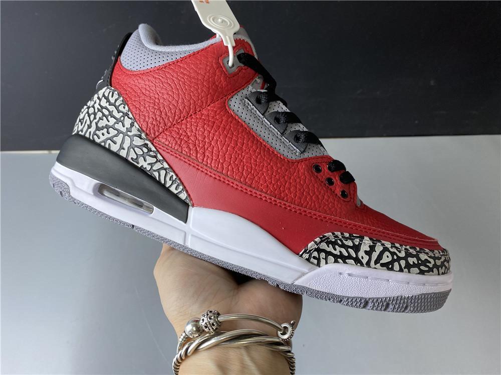 AJ 3 Retro SE Unite Fire Red Shoes Sneakers - nk0000757 image 16