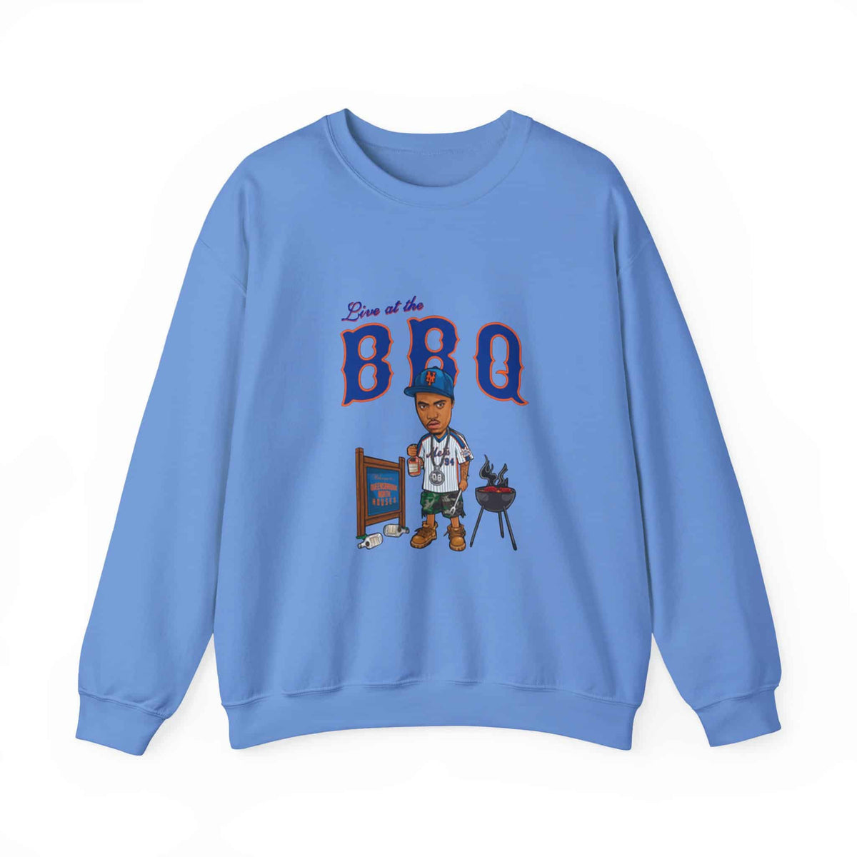 Rap Nas Live At The BBQ Crewneck Sweatshirt image