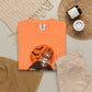 Retro Skater Skeleton Halloween Unisex Garment-Dyed T-shirt image 9