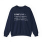Grind Definition Crewneck Sweatshirt image