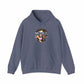 Diamond Drip Hooded Sweatshirt - M, Heather Navy image