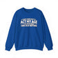 Graphic Print Crewneck Sweatshirt - POD0034 image