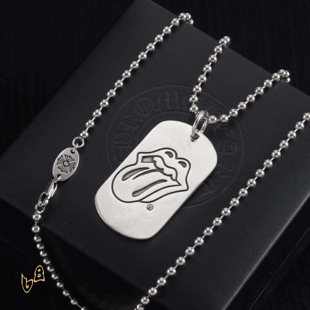 CH Tongue Square Pendant Necklace - CH0028 image 4
