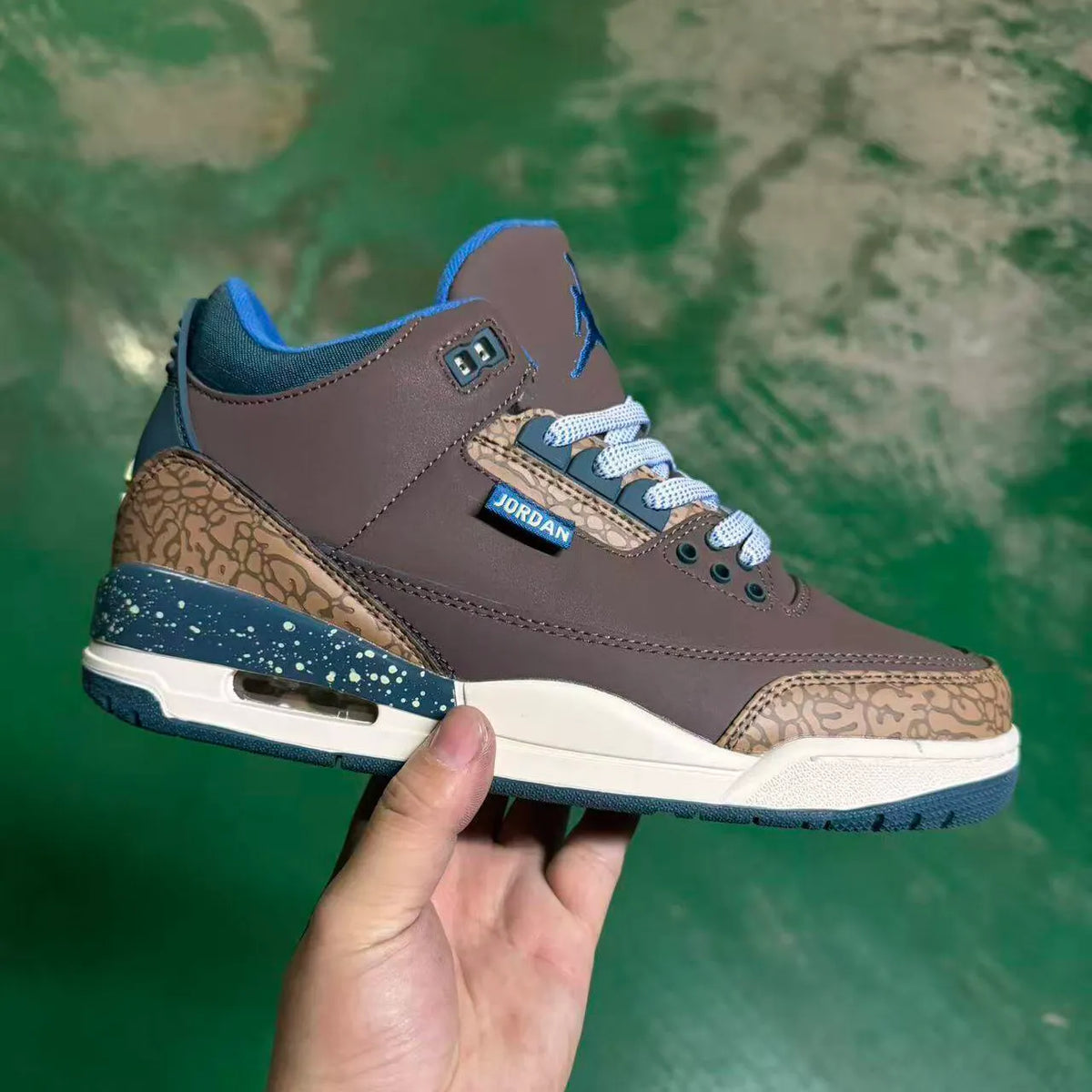 AJ 3 Retro Olive Grey Shoes Sneakers – nk0005037 image 6