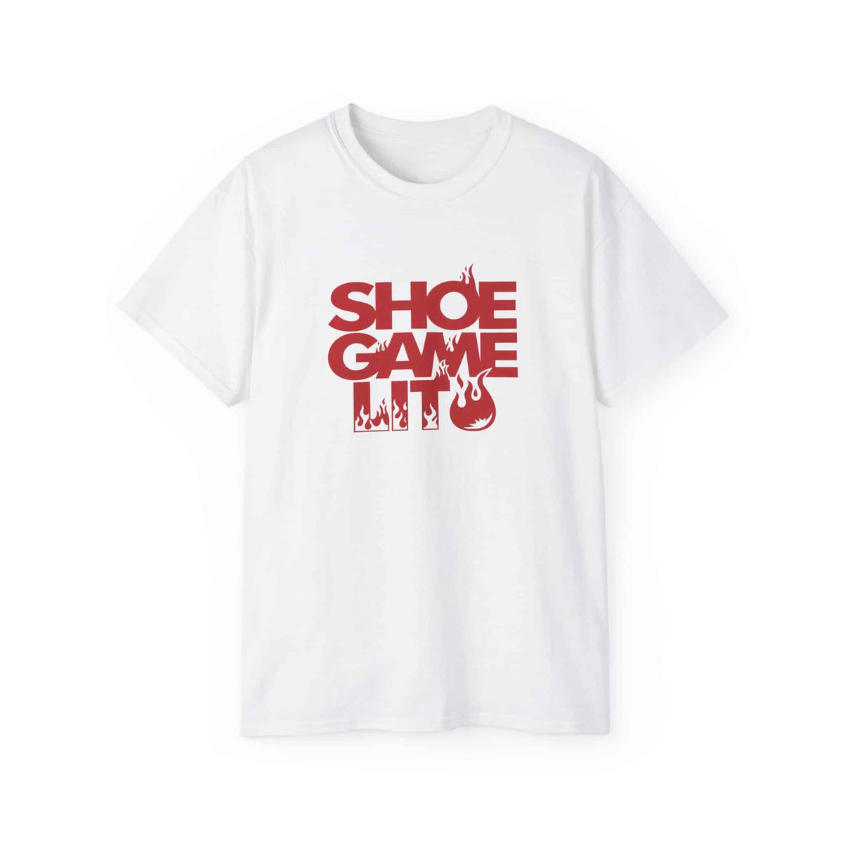 Graphic Print T-Shirt - POD0040 - M, White image