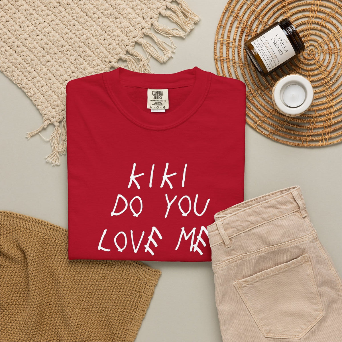 Kiki Loves Me Unisex Garment-Dyed T-shirt image 15