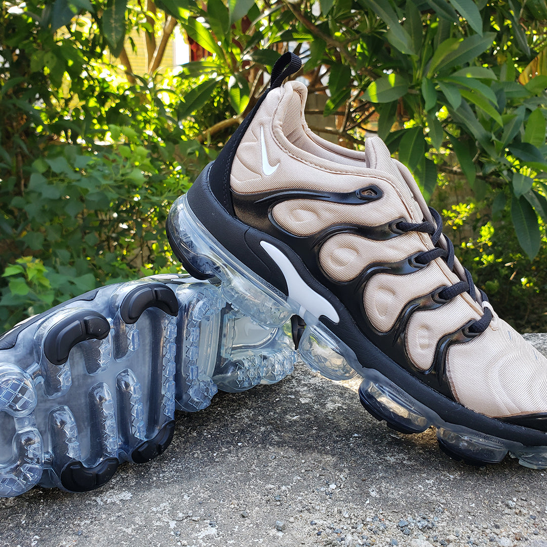 Air VaporMax Plus Black Beige Shoes Sneakers - nk0002291 image 4