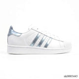 AD Superstar White Silver Metallic Shoes Sneakers - nk0005445 image 0