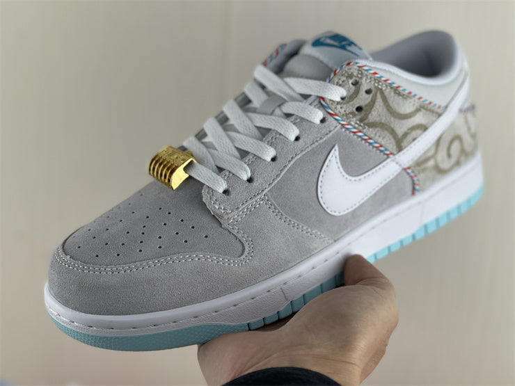 Dunk Low Barbershop Grey Shoes Sneakers - nk0001974 image 2